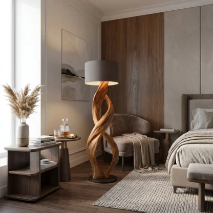 Artistic Twisted Floor Lamp For Living Room