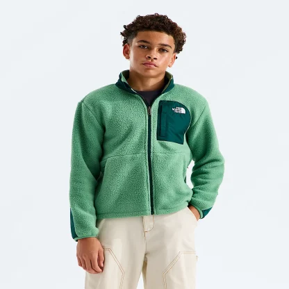 Boys' Full-Zip Fleece Jacket - Black