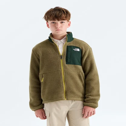 Boys' Full-Zip Fleece Jacket - Black