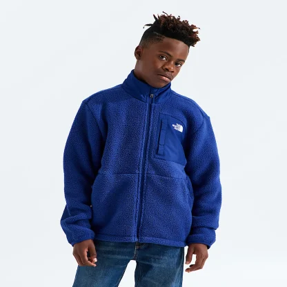 Boys' Full-Zip Fleece Jacket - Black