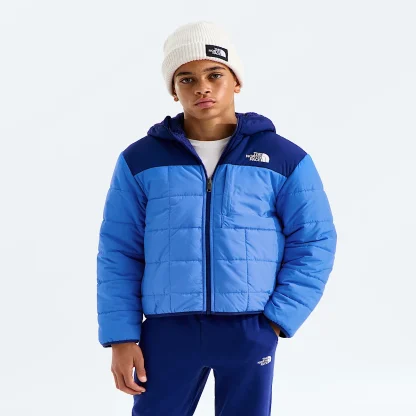 Boys' Reversible Hooded Jacket - Black
