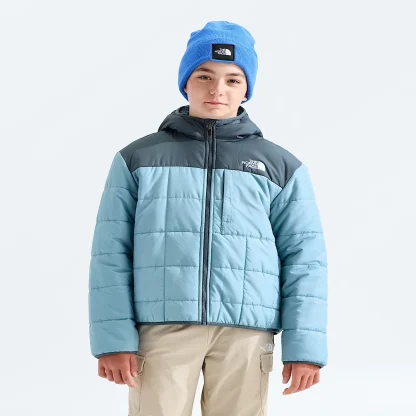 Boys' Reversible Hooded Jacket - Black