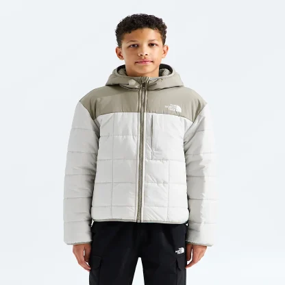 Boys' Reversible Hooded Jacket - Black