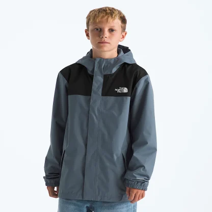 Boys' Waterproof Rain Jacket - Black