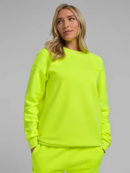 Bright Crewneck Sweatshirt - Yellow