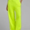Bright Straight Leg Sweatpants - Yellow