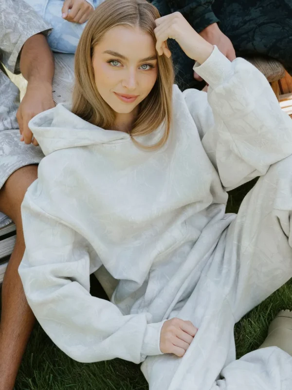 Camouflage Pullover Hoodie - Silver Birch