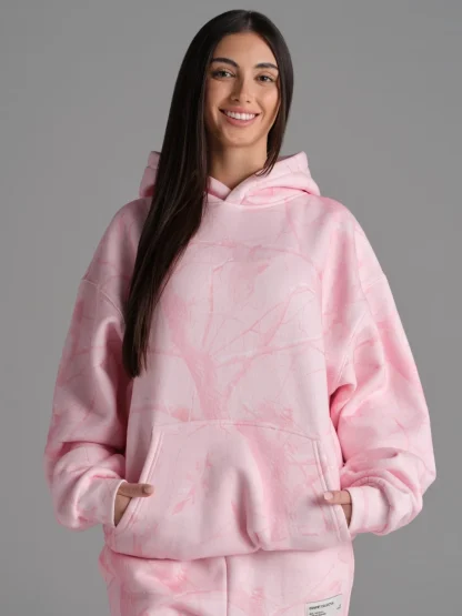 Camouflage Pullover Hoodie - Silver Birch