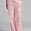 Camouflage Straight-Leg Sweatpants - Rosewood
