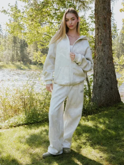 Camouflage Straight-Leg Sweatpants - Rosewood