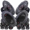 Cerwin Vega HED Series 6.5 in Component And 2-Way Coaxial Car Speaker Systems - H765C + H7652
