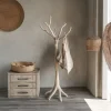 Coat Rack Wood Standing Tree Branch Decorative Hooks
