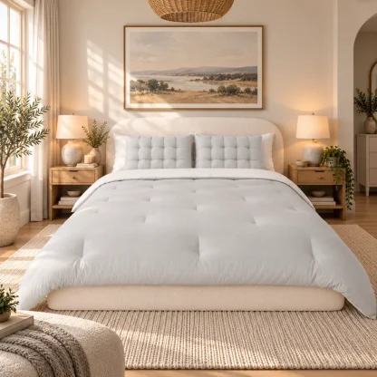 Comforter - White, Full/Queen