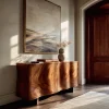 Contemporary Curved Sideboard For Foyer