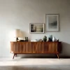 Contemporary Fluted Sideboard For Dining Room