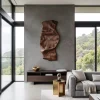 Contemporary Wall Clock Vertical Design For Living Room Interior