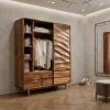 Contemporary Wardrobe With Drawers And Shelf For Bedroom