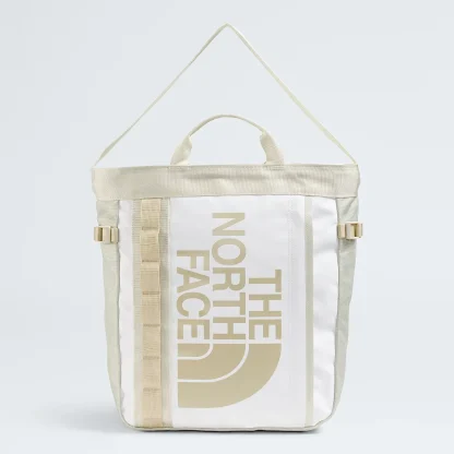 Convertible Tote Backpack - White Print
