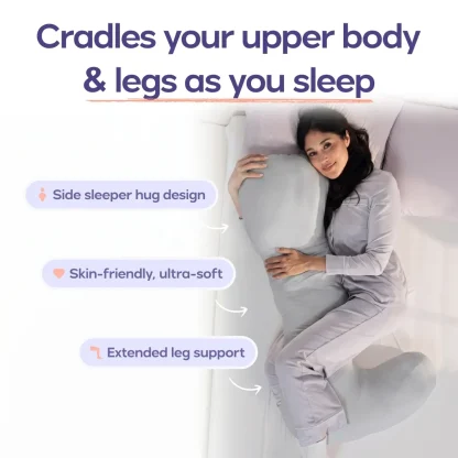 Cooling Body Pillow - Blue