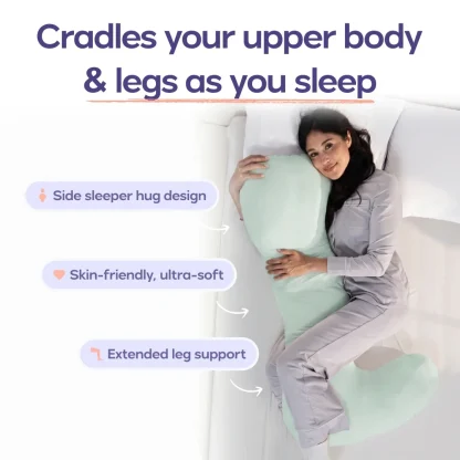 Cooling Body Pillow - Blue