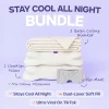 Cooling Comforter, 2 Pillows and Eye Mask Set