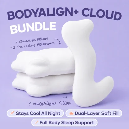 Cooling Pillow and 2 Bed Pillow Set