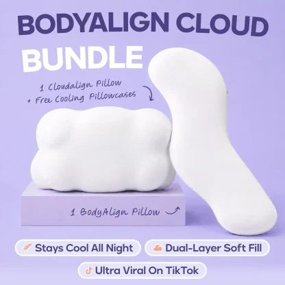 Cooling Pillow and Bed Pillow Set