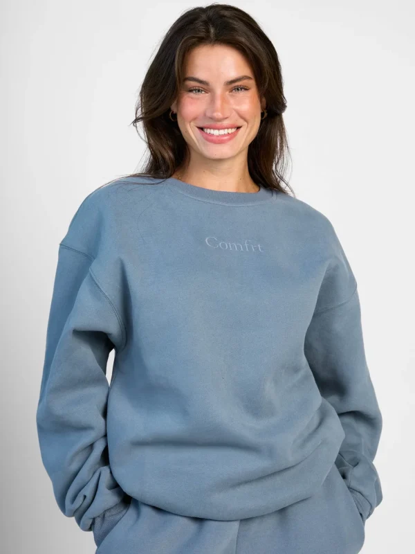 Crewneck Sweatshirt - Midnight Leopard