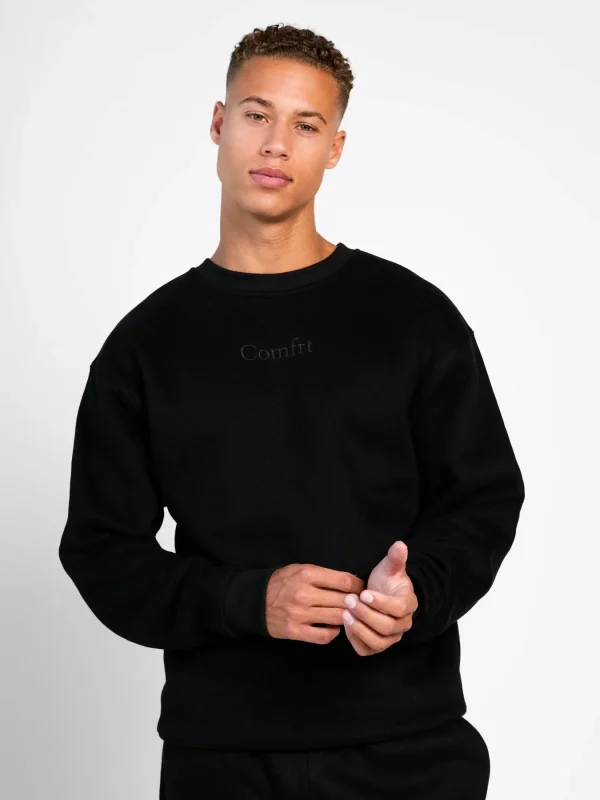 Crewneck Sweatshirt - Midnight Leopard