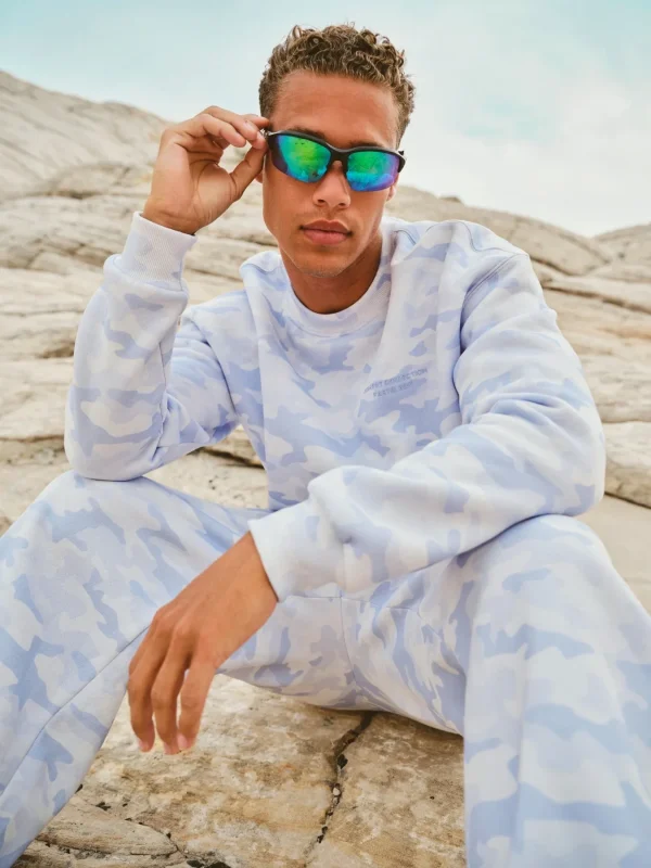 Crewneck Sweatshirt - Pastel Camo