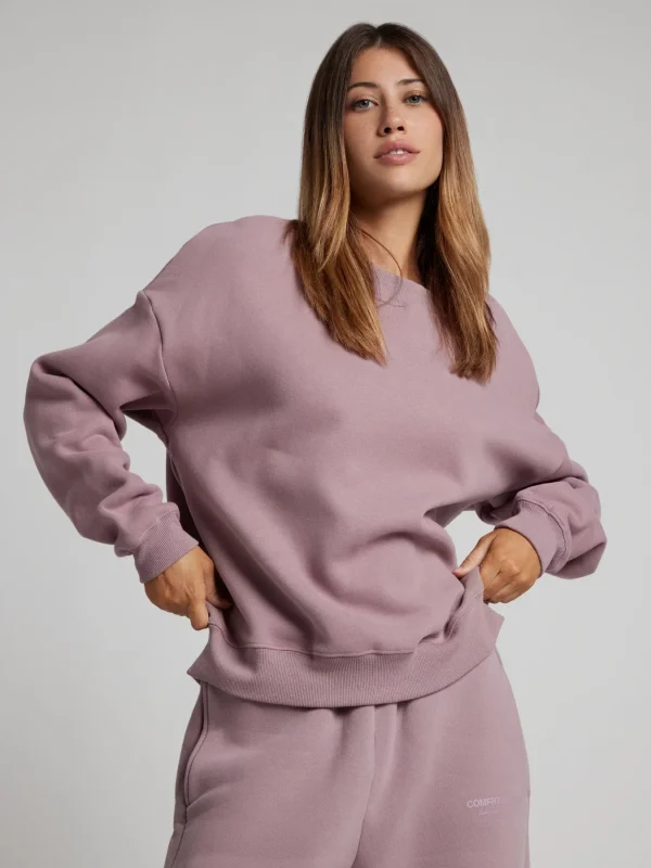 Cropped Crewneck Sweatshirt - Buttercream