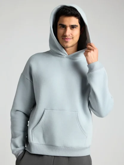 Cropped Pullover Hoodie - Buttercream