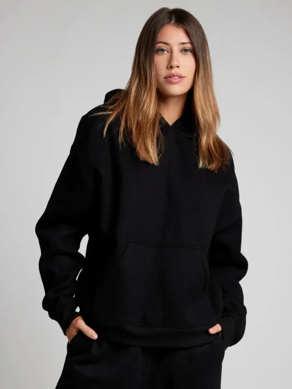Cropped Pullover Hoodie - Buttercream