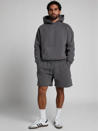 Cropped Pullover Hoodie - Buttercream