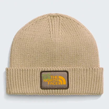 Cuffed Knit Beanie - Cream