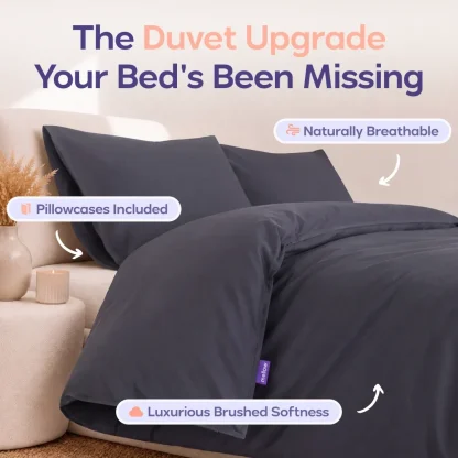 Duvet Cover Set - White, Twin/Twin XL