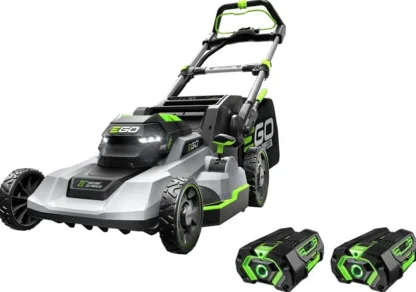 EGO Power+ 21-Inch 56-Volt Lithium-Ion Self-Propelled Cordless Lawn Mower With 2 4.0Ah Batteries And Rapid Charger - LM2102SP-A
