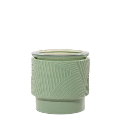 Electric Wax Melt Warmer With Green Finish