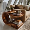 Elvara Handcrafted Solid Wood Side Table