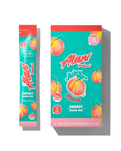 Energy Drink Mix Sticks - Juicy Peach