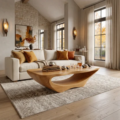 Farmhouse Live Edge Coffee Table Entryway Design Rustic Halloween