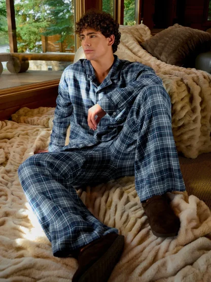 Flannel Pajama Pants - Fireside Plaid