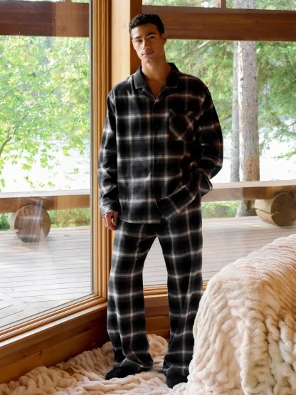 Flannel Pajama Pants - Fireside Plaid