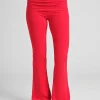 Foldover Lounge Pants - Cherry