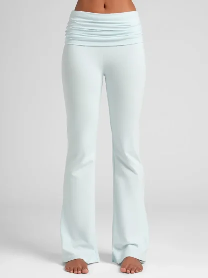 Foldover Lounge Pants - Cherry