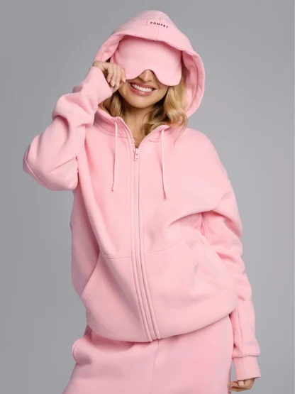 Full-Zip Travel Hoodie - Aloe