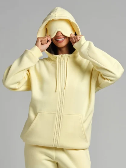 Full-Zip Travel Hoodie - Aloe