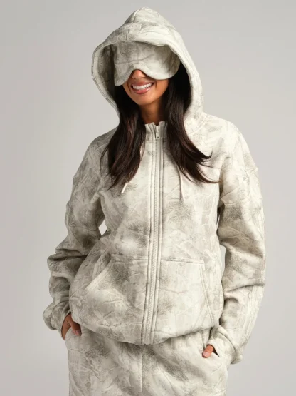Full-Zip Travel Hoodie - Aloe