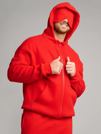 Full-Zip Travel Hoodie - Aloe
