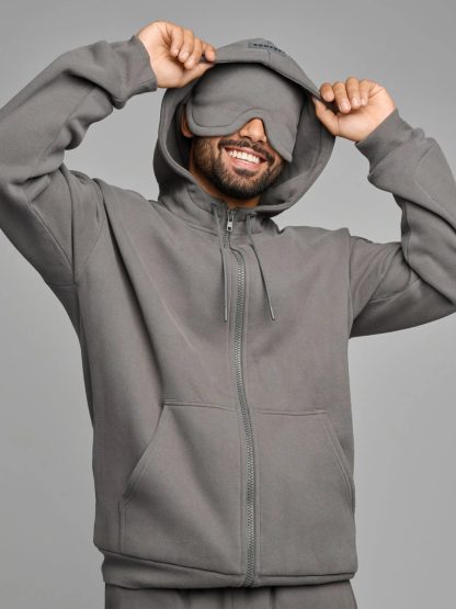 Full-Zip Travel Hoodie - Aloe